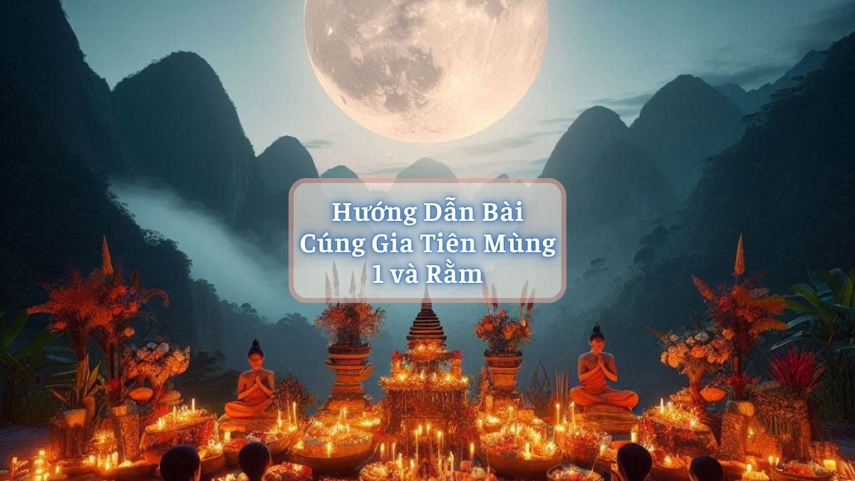 Hướng Dẫn Bài Cúng Gia Tiên Mùng 1 và Rằm