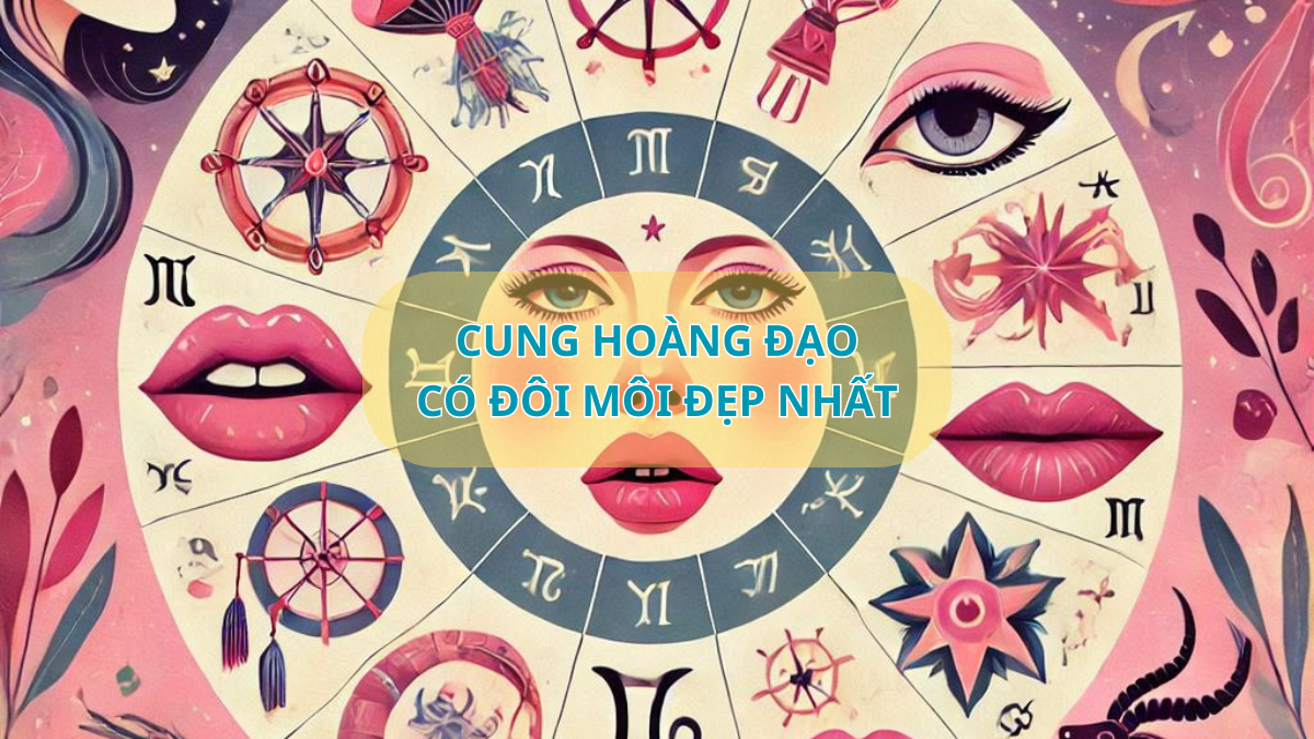 Cung hoàng đạo có đôi môi đẹp nhất