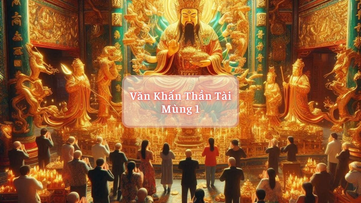 Văn Khấn Thần Tài Mùng 1